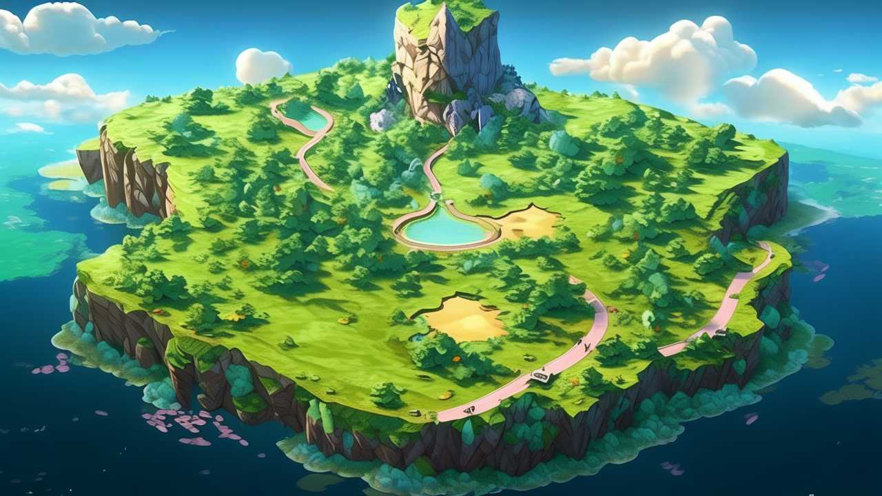 Zelda: Tears of the Kingdom map, complete.