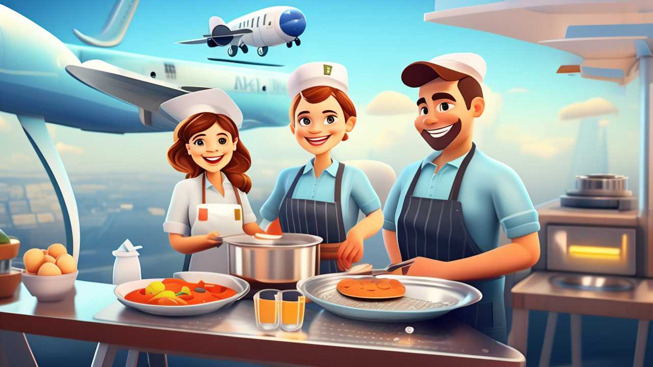 Fast Customer Service in Airplane Chefs