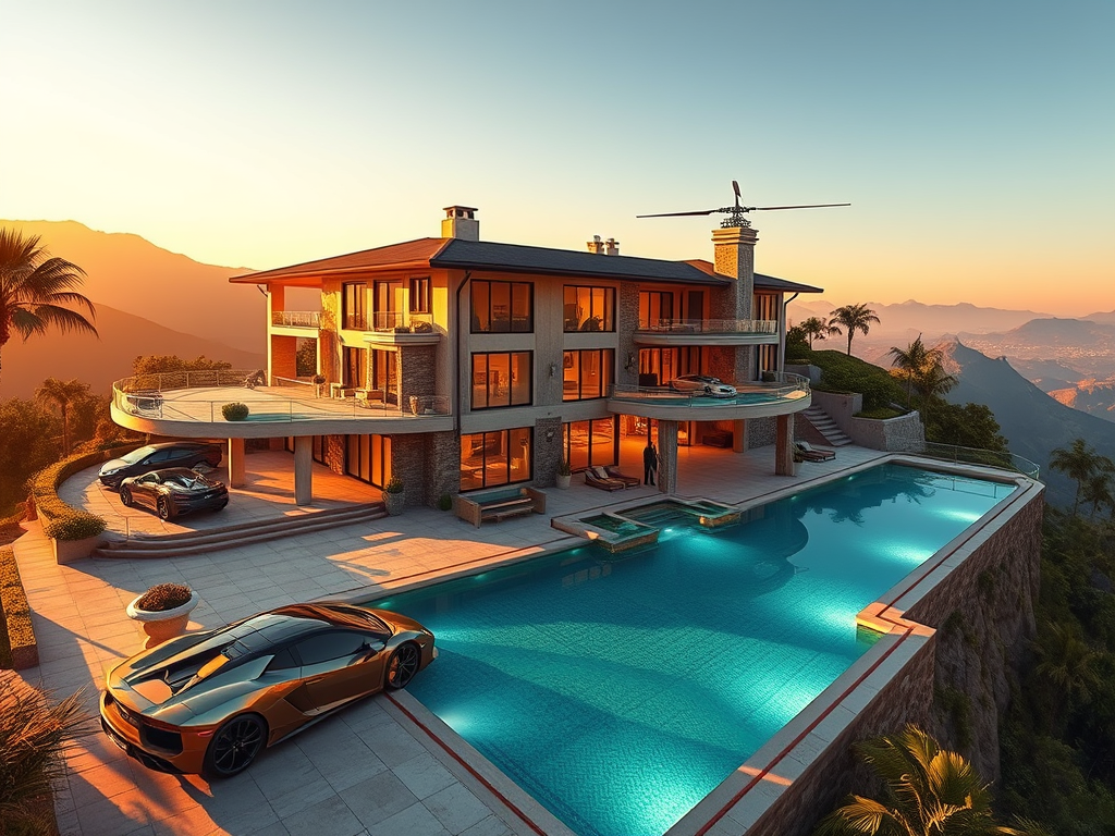 Experience Elite Living in the GTA Online Hillside Mansion