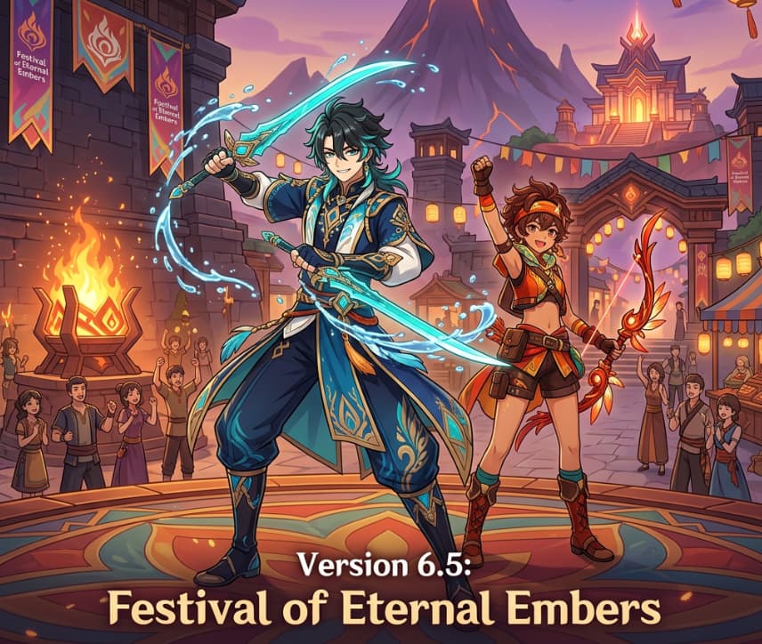 Genshin Impact Version 6.5 Luna VI “Augured Homecoming”