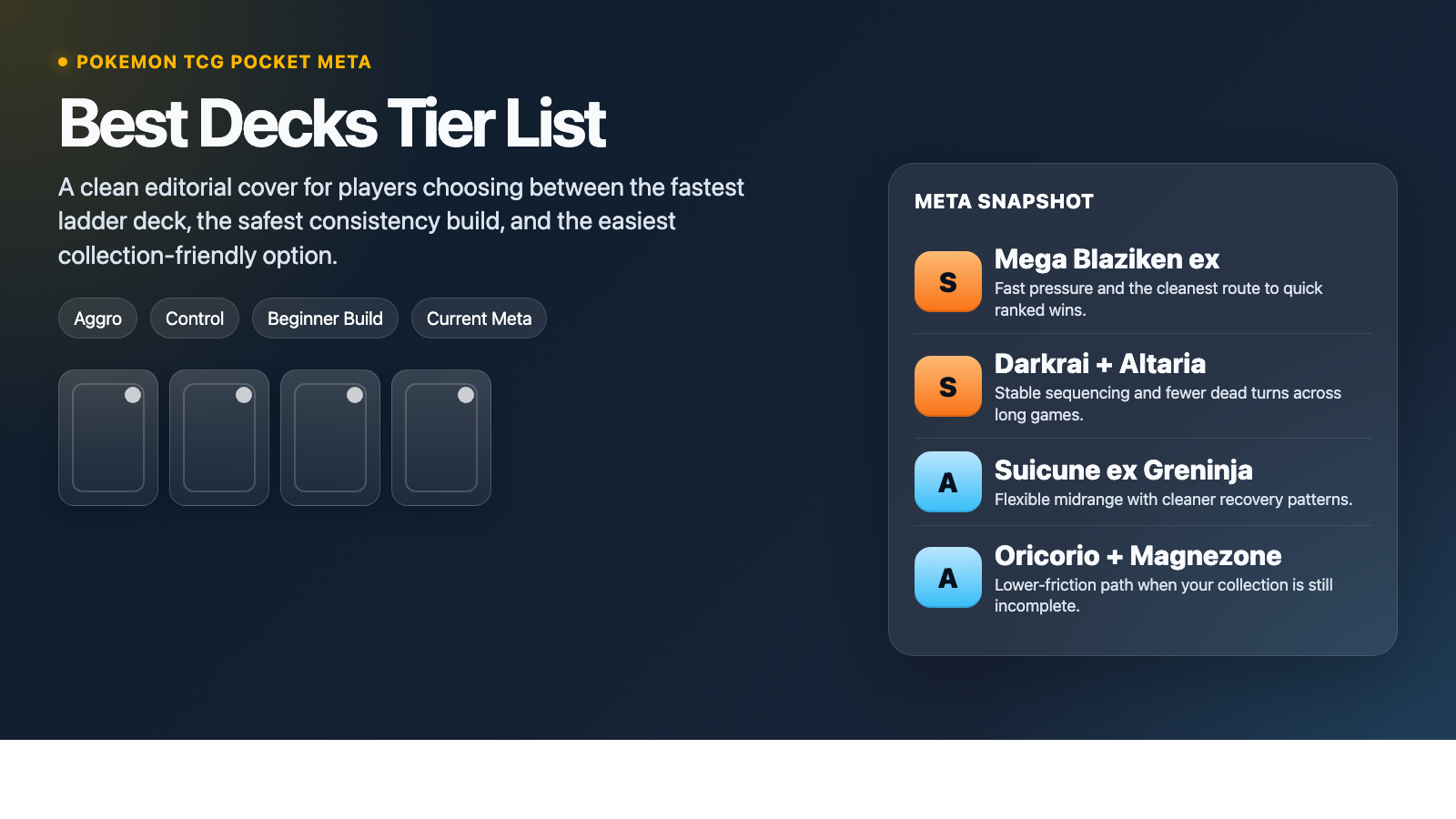 Pokemon TCG Pocket Best Decks: April 2026 Tier List
