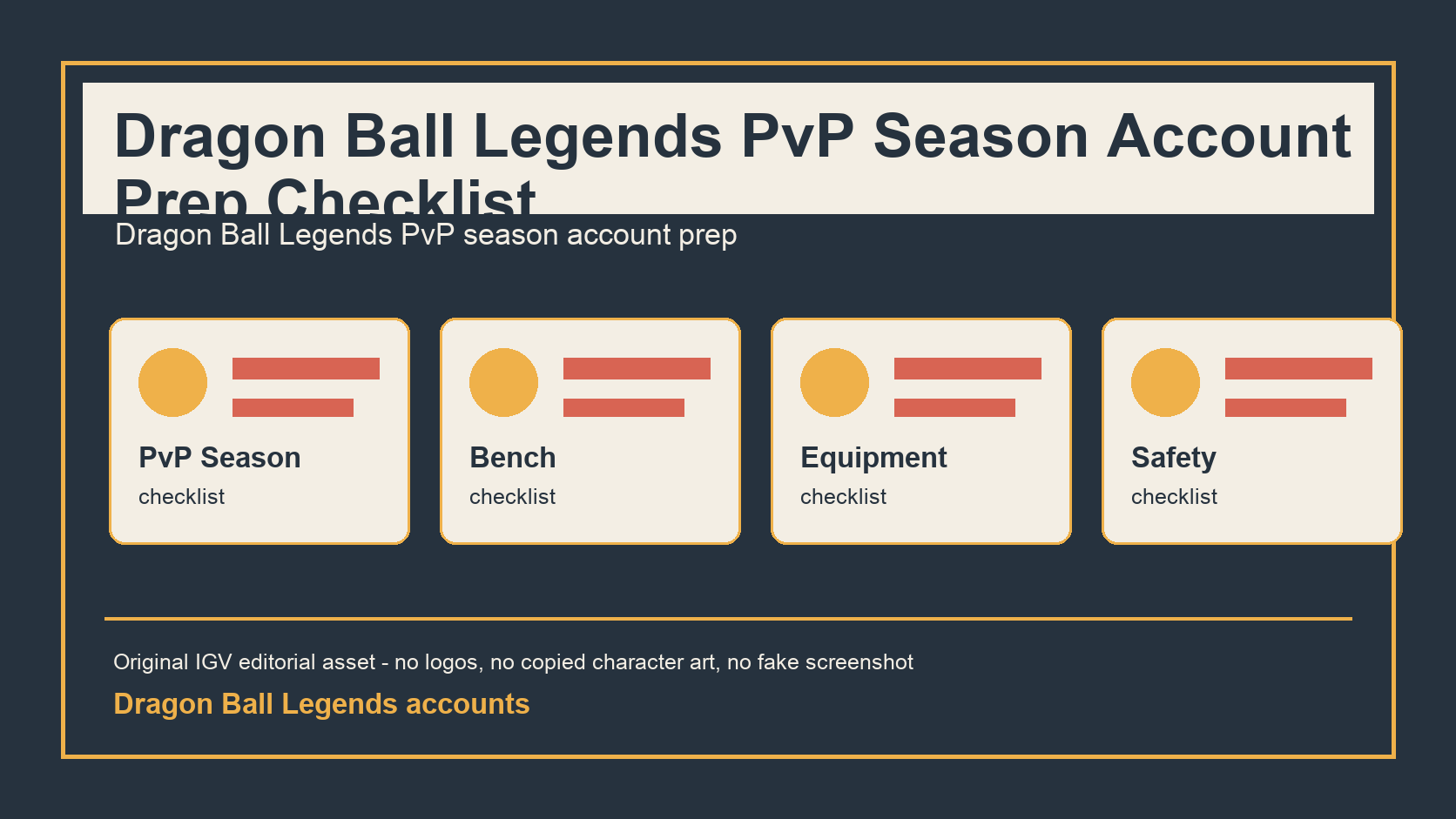 Dragon Ball Legends PvP Season Account Prep Checklist